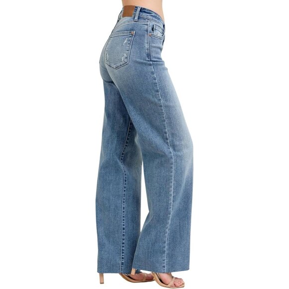 Baggy Jeans Cotton Spandex Loose Fit V-Front Style 33 Inseam - Picture 6 of 8